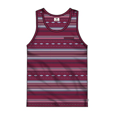 Camiseta Vans Con Estampado Rayas