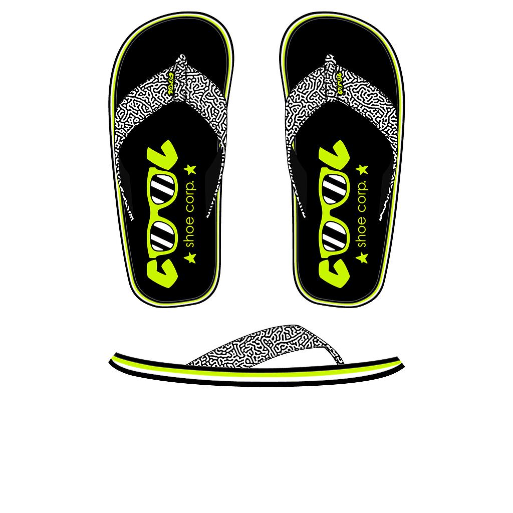 Zapatilla Baño Con Estampado
