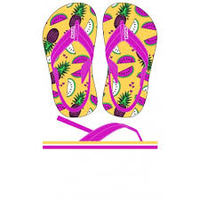 Zapatilla Baño Con Estampado