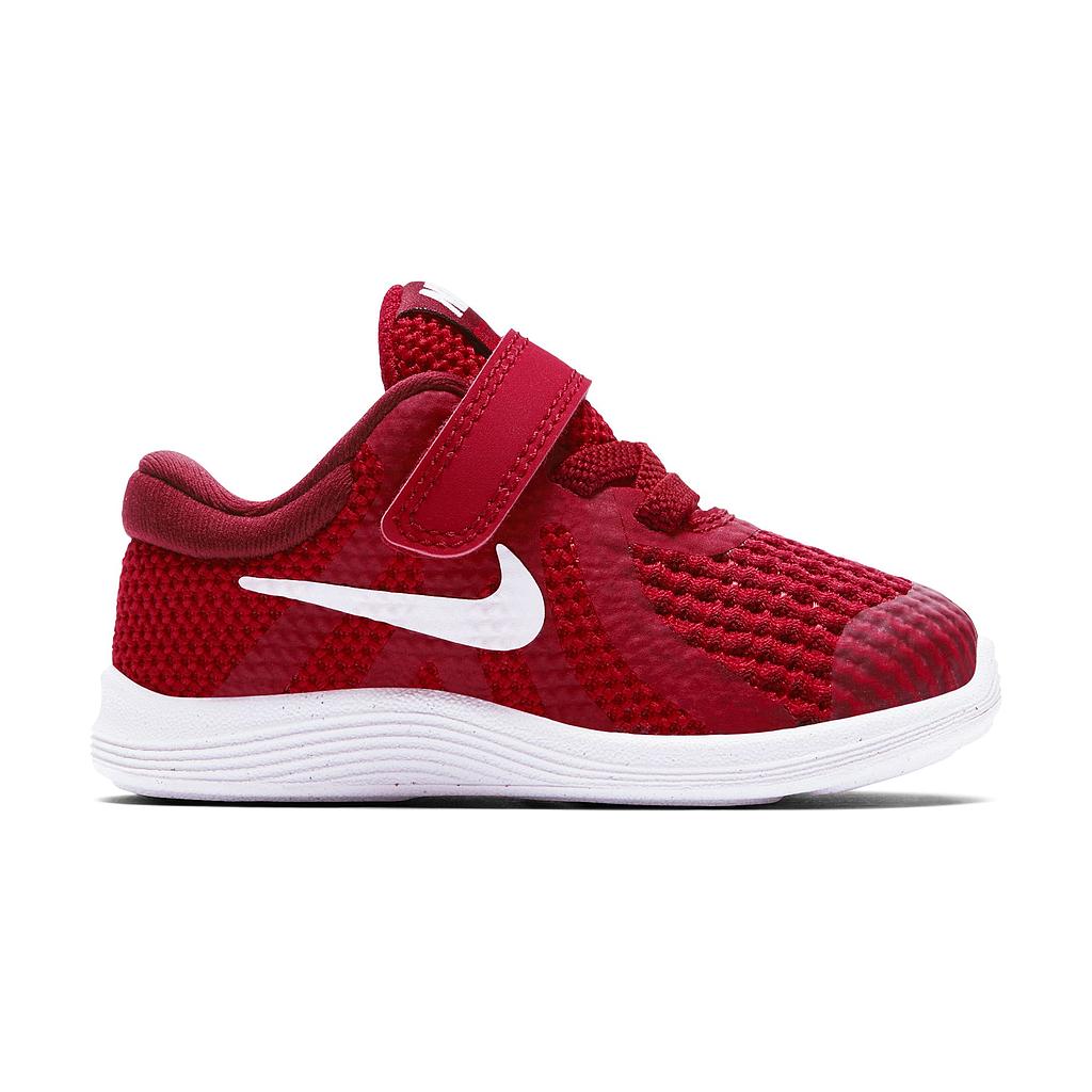 BOYS' NIKE REVOLUTION 4 (TD) TODDLER SHOE GYM RED/WHITE-TEAM RED-BLACK