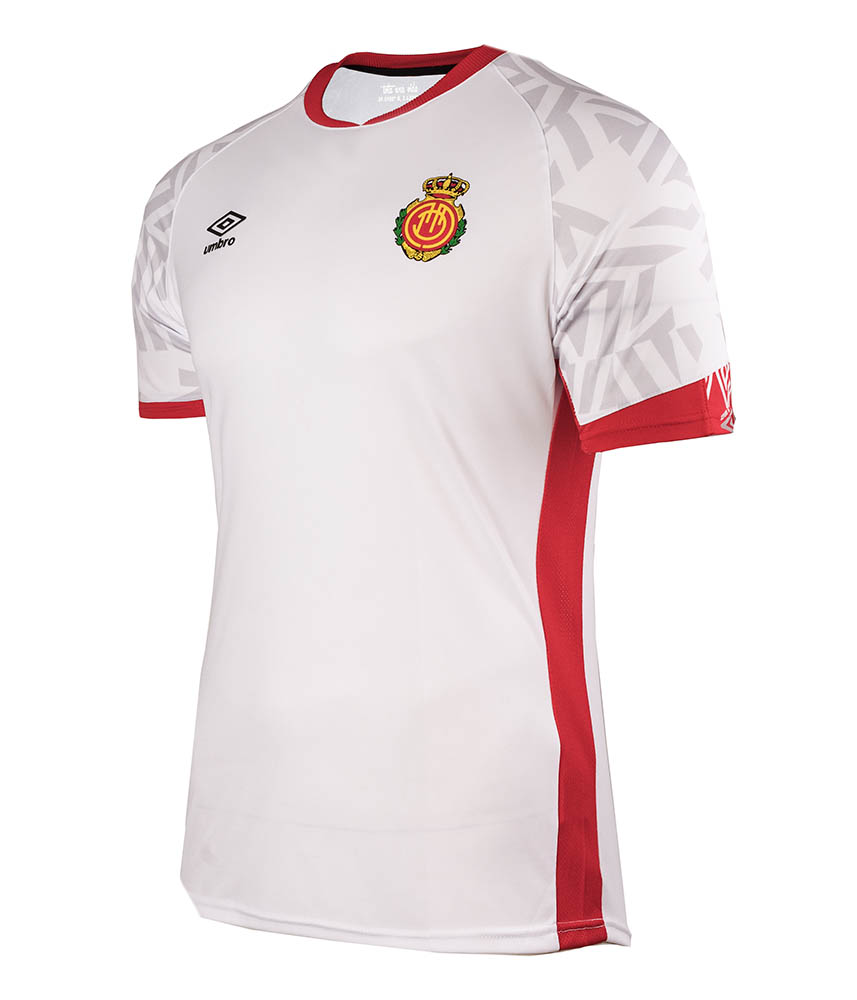 JERSEY RCD MALLORCA AWAY'19 WHITE / RED / GREY PATTERNCAMISETA RCD MALLORCA 2ª EQUIPACIÓN