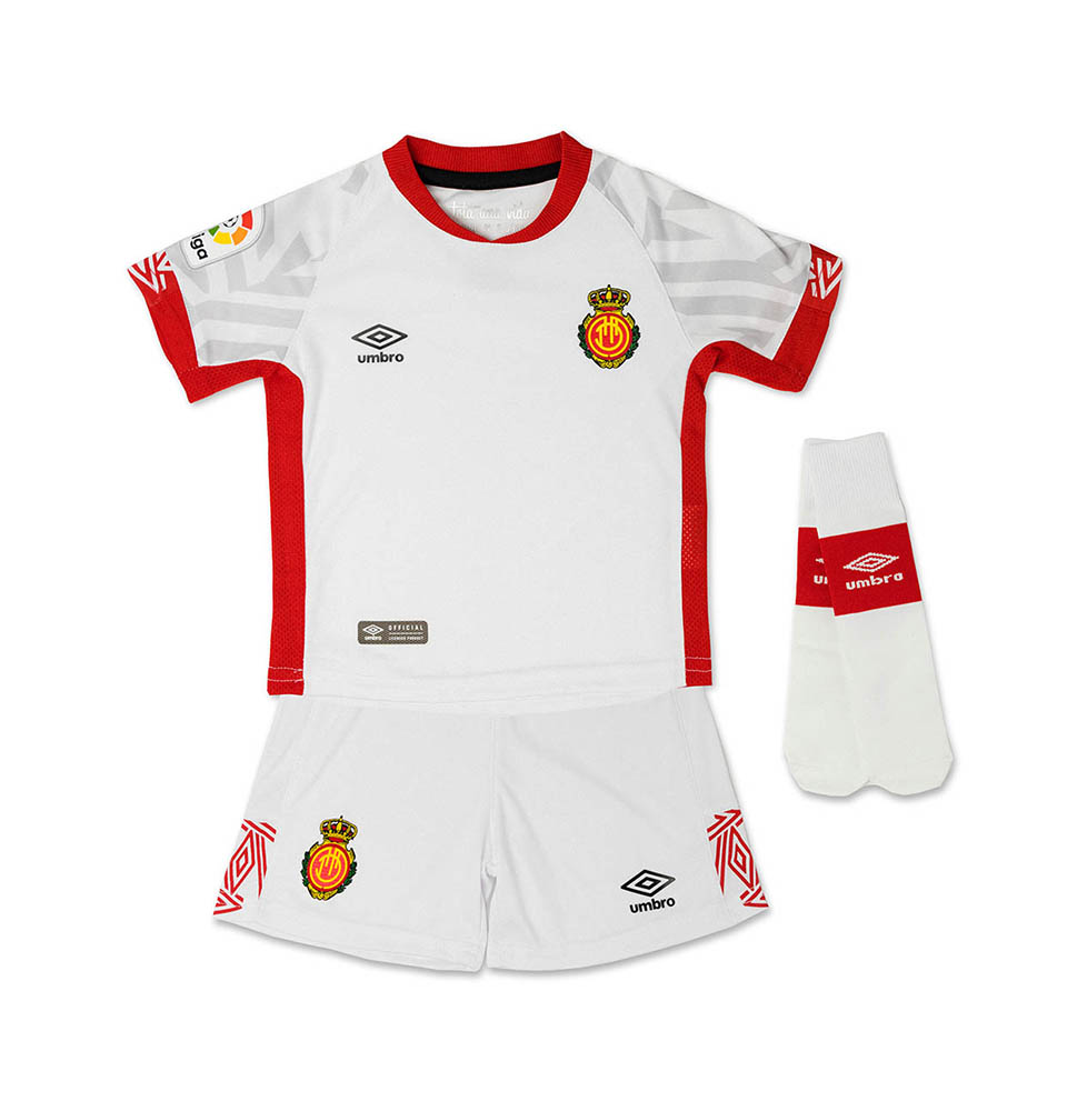 SUIT RCD MALLORCA AWAY'19 WHITE / RED / GREY PATTERNBOX RCD MALLORCA 2ª EQUIPACIÓN