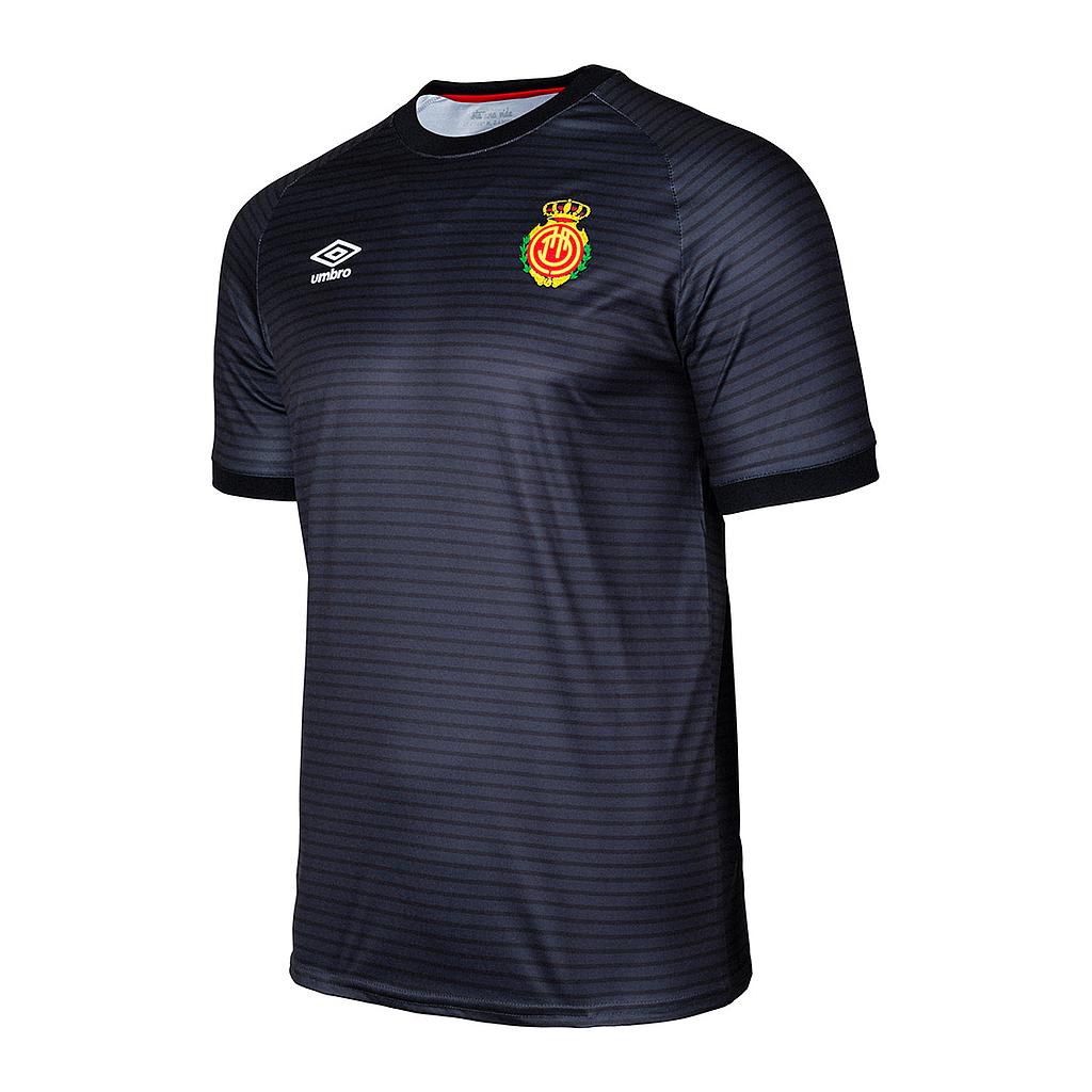 MLT22010I-001 T-SHIRT RCD MALLORCA TRAINING'19 STAFF DARK GREY / BLACKCAMISETA RCD MALLORCA ENTRENO STAFF