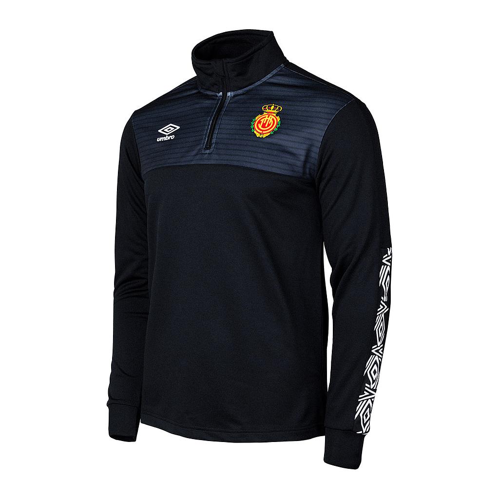 MLT22011I-001 SWEAT RCD MALLORCA TRAINING'19 STAFF BLACK / DARK GREY / WHITE SUDADERA RCD MALLORCA ENTRENO STAFF