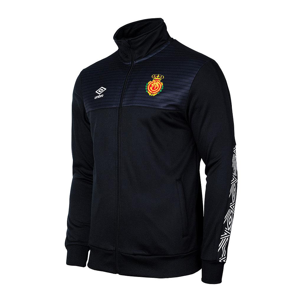 JACKET RCD MALLORCA WALK'19 PLAYER & STAFF BLACK / DARK GREY / WHITECHAQUETA RCD MALLORCA PASEO JUGADORES Y STAFF
