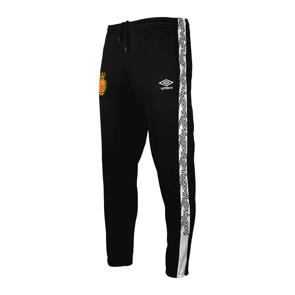PANTS RCD MALLORCA PASEO'19 PLAYER & STAFF BLACK / WHITEPANTALÓN RCD MALLORCA PASEO JUGADORES Y STAFF