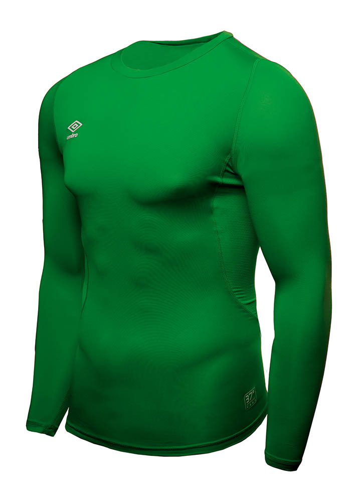 Camiseta Térmica Umbro Core LS Fern Green Junior