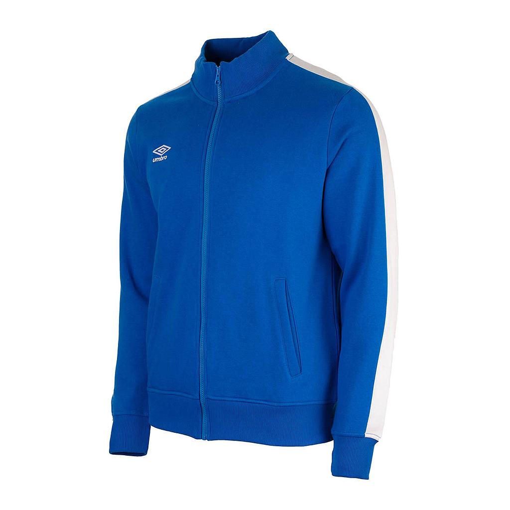 65520U-HG9 FW ZIP TRACK TOP REGAL BLUE / BRILLIANT WHITE