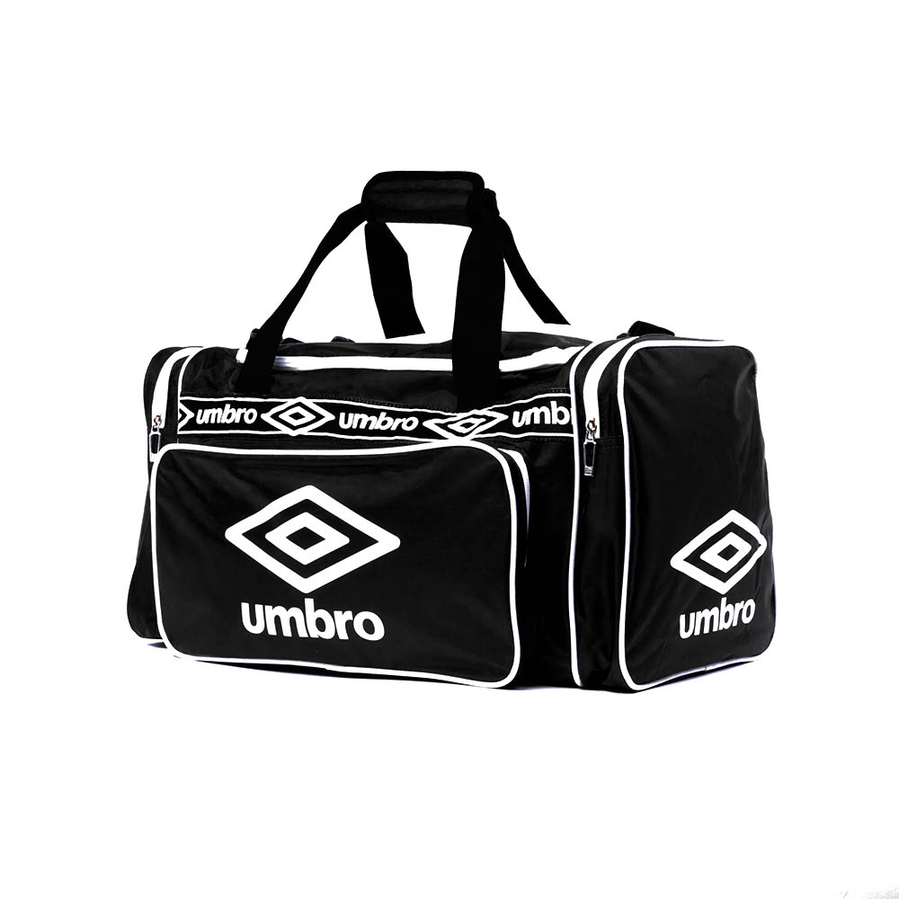 30758U-090 RETRO HOLDALL BLACK / WHITE