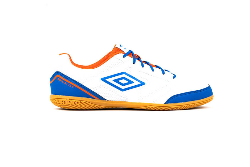81583U-HL9 UMBRO SALA CT - JNR WHITE / REGAL BLUE / TANGERINE TANGO