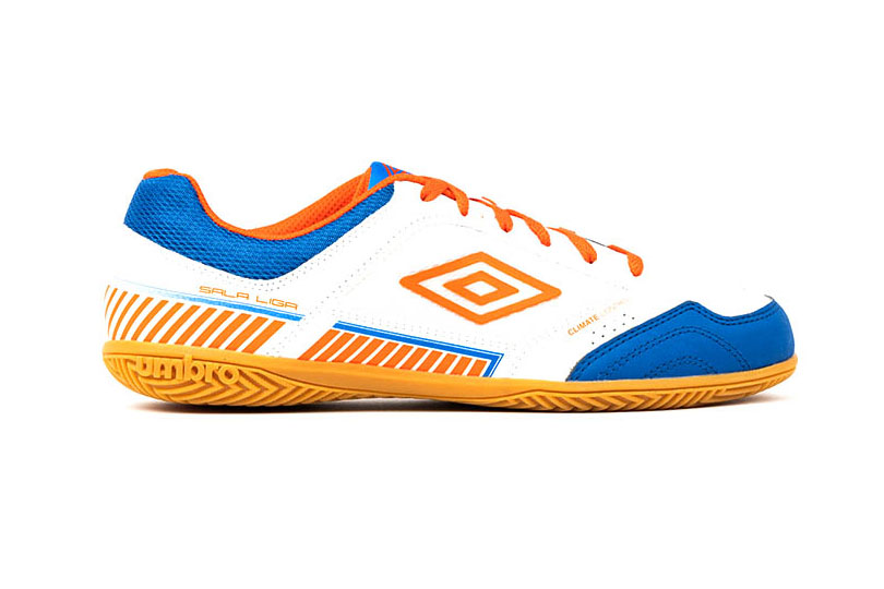81573U-HPY UMBRO SALA II LIGA WHITE / TANGERINE TANGO / REGAL BLUE