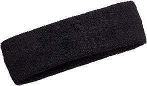 Cinta de pelo rizo algodón 18x5 cm, negro Black
