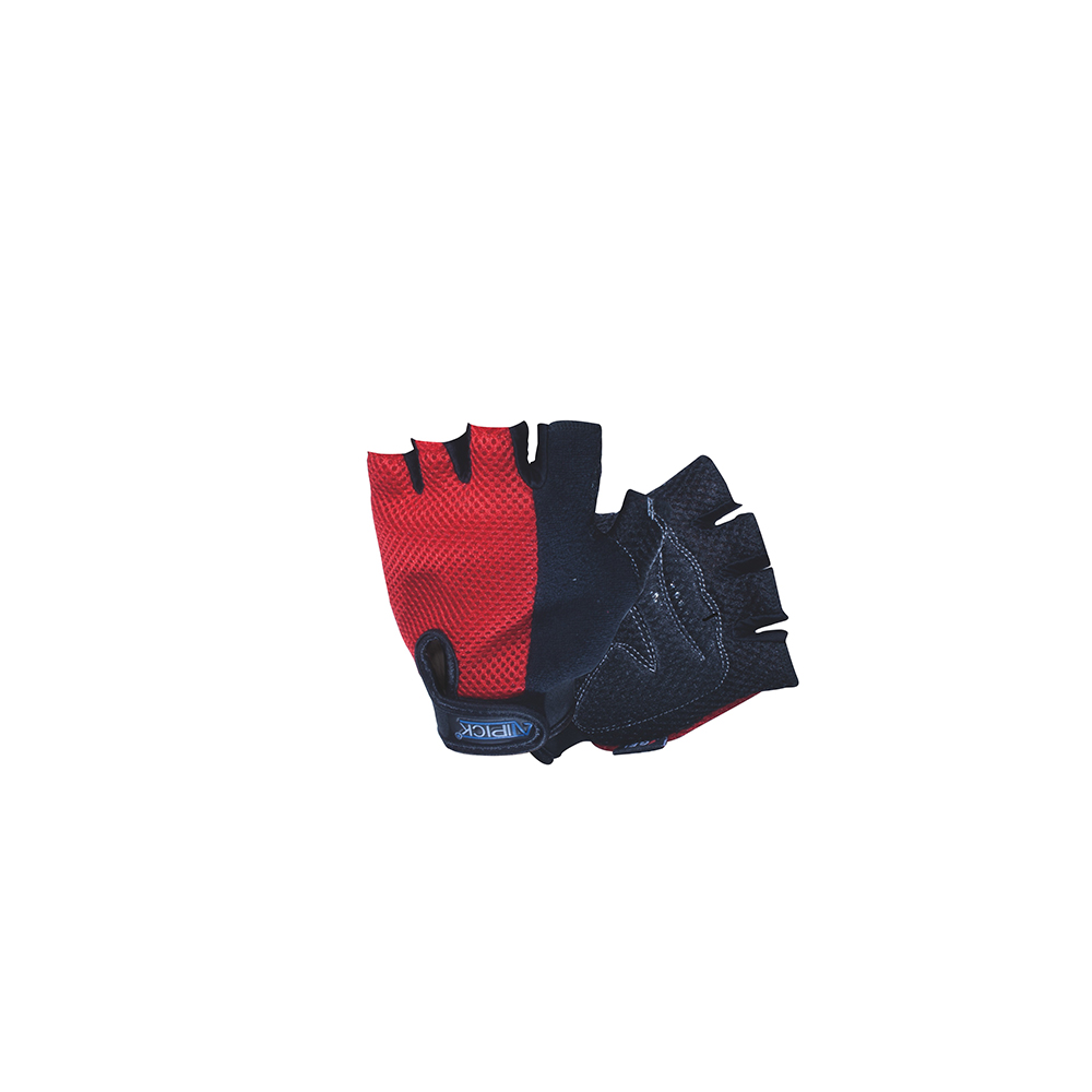 Guantes halterofilia ROJO mod. MESH, refuerzo de palma en GEL. Red