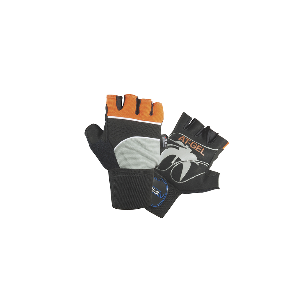 Guantes Atipick halterofilia mod. At-Gel Negro