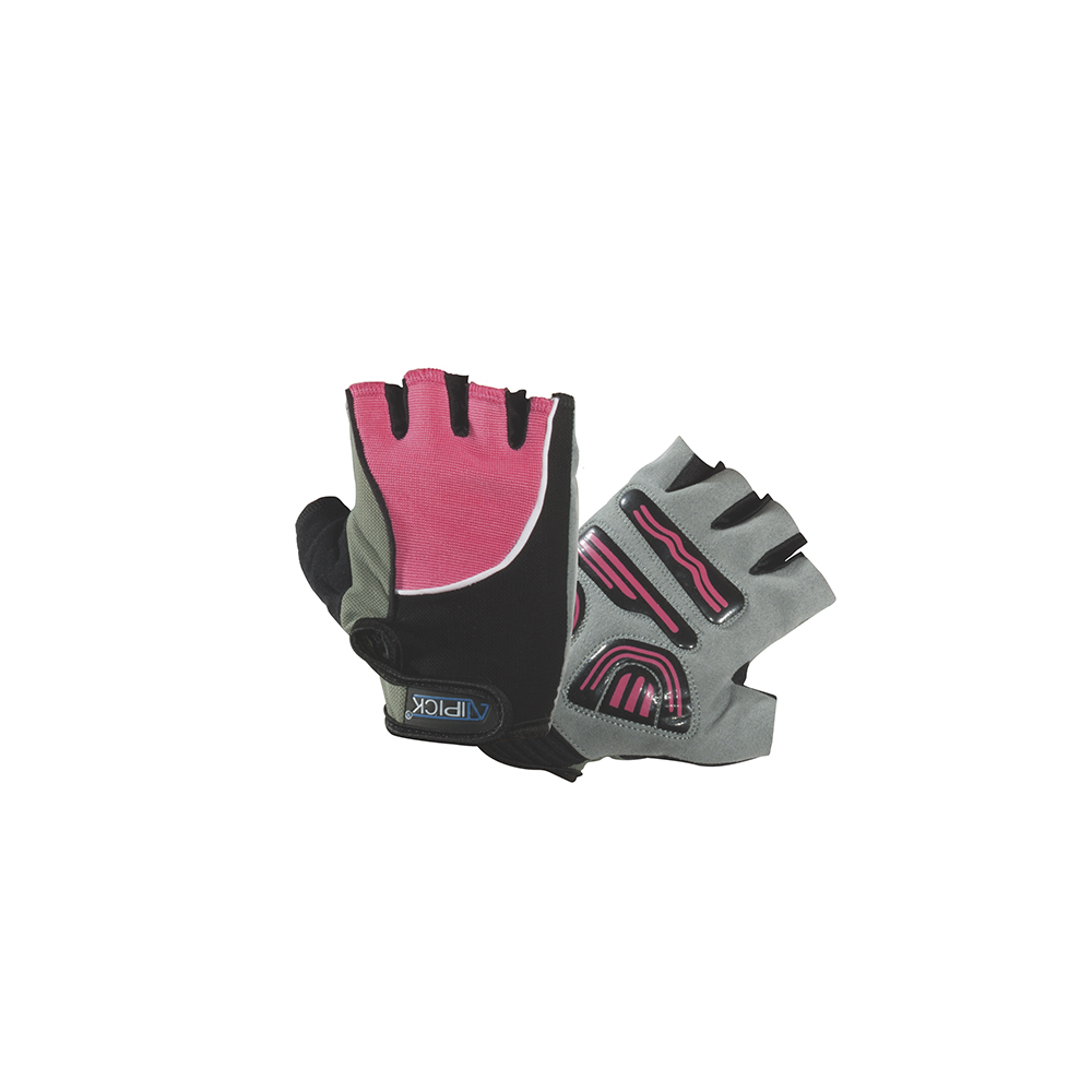 Guantes halterofilia Atipick Rosa Tono con palma GEL. Pink