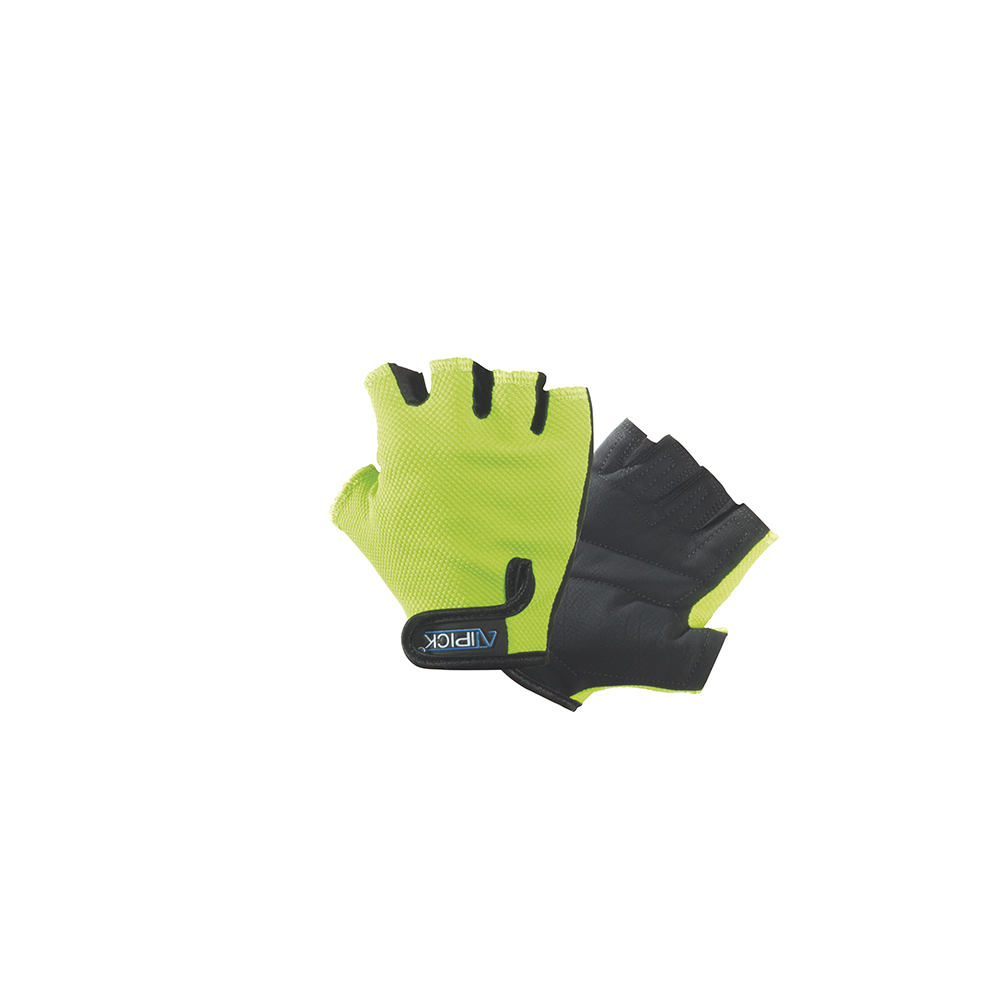 Guantes halterofilia VERDE mod AT-FLUOR. Green