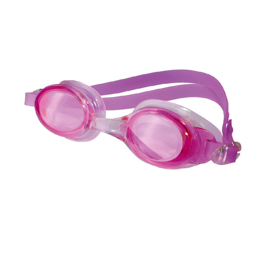 Gafas natación adulto SAILOR, doble banda silicona, monobloc Purple