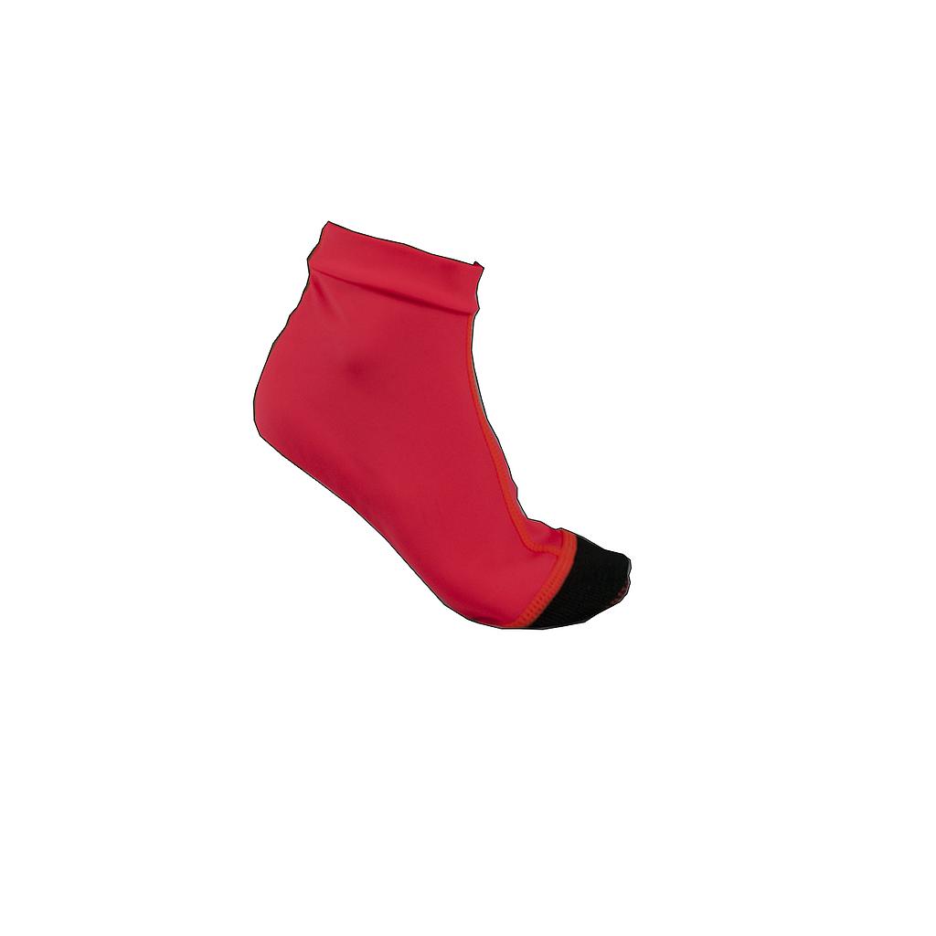 Calcetines anti-deslizantes elastano, color coral. Tallas 22-26 Coral