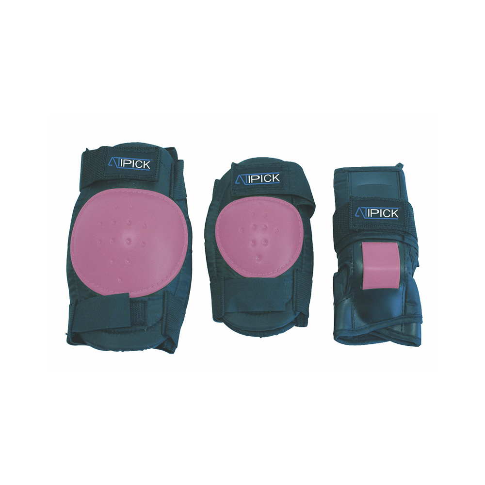 Set protecciones patinaje junior (rosa) Pink