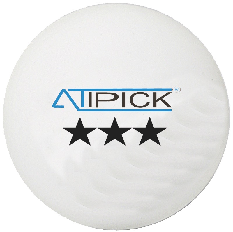 Blister 6 pelotas Ping-Pong, 3*** blanca White