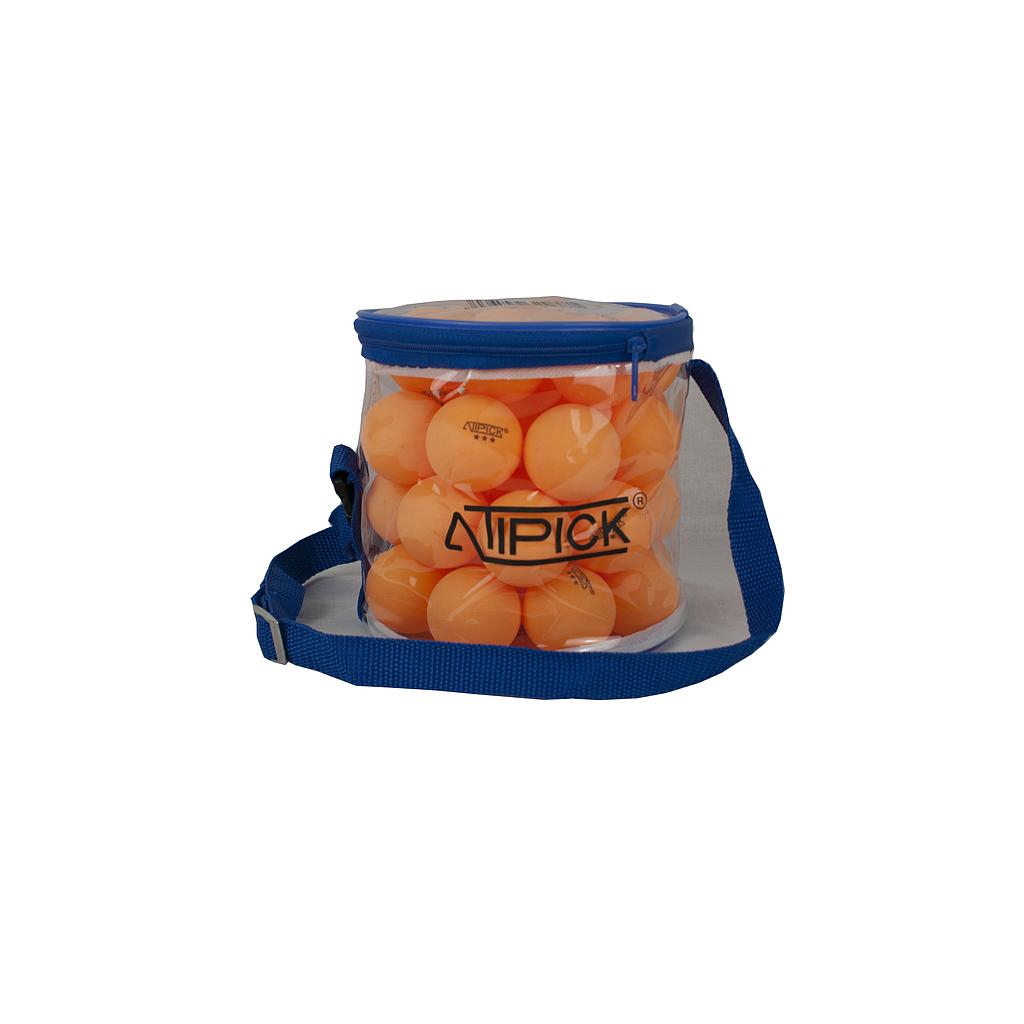 Bolsa 36 pelotas ping-pong naranjas 3*** Orange