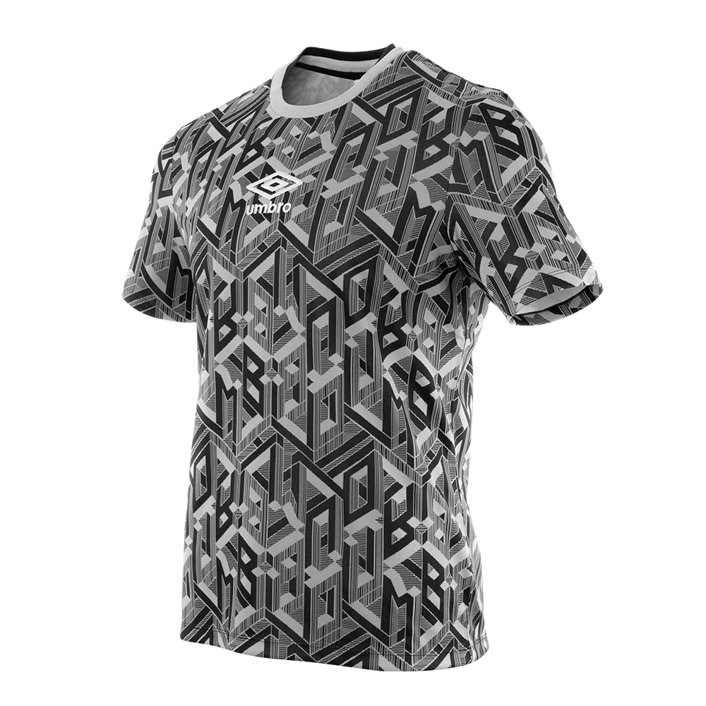 65658U-HU9 JACQUARD TERRACE JERSEY BLACK / SILVER CLOUD