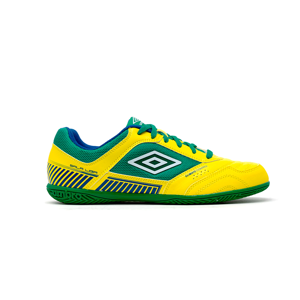 81573U-JDC UMBRO SALA II LIGA GOLDEN KIWI / WHITE / FERN GREEN / DEEP SURF