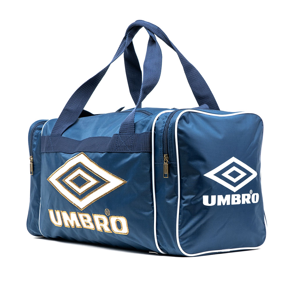 30775U-C5D RETRO SMALL HOLDALL BLUE / WHITE / BRONZE