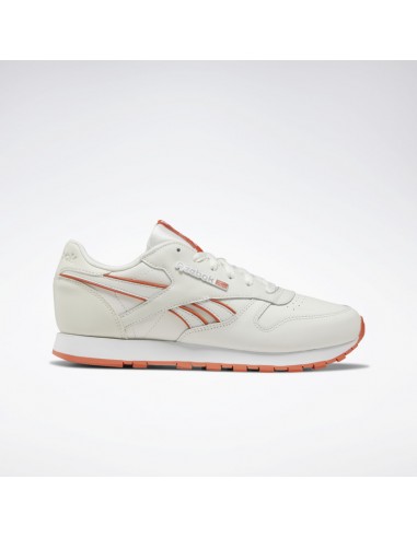 DV8759 ZAPATILLA CLASSIC LEATHER WHITE/ORANGE
