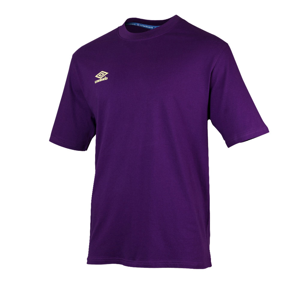 C10021-JKX-CLASSICO 2 CREW TEE HELIOTROPE / SAFETY YELLOW