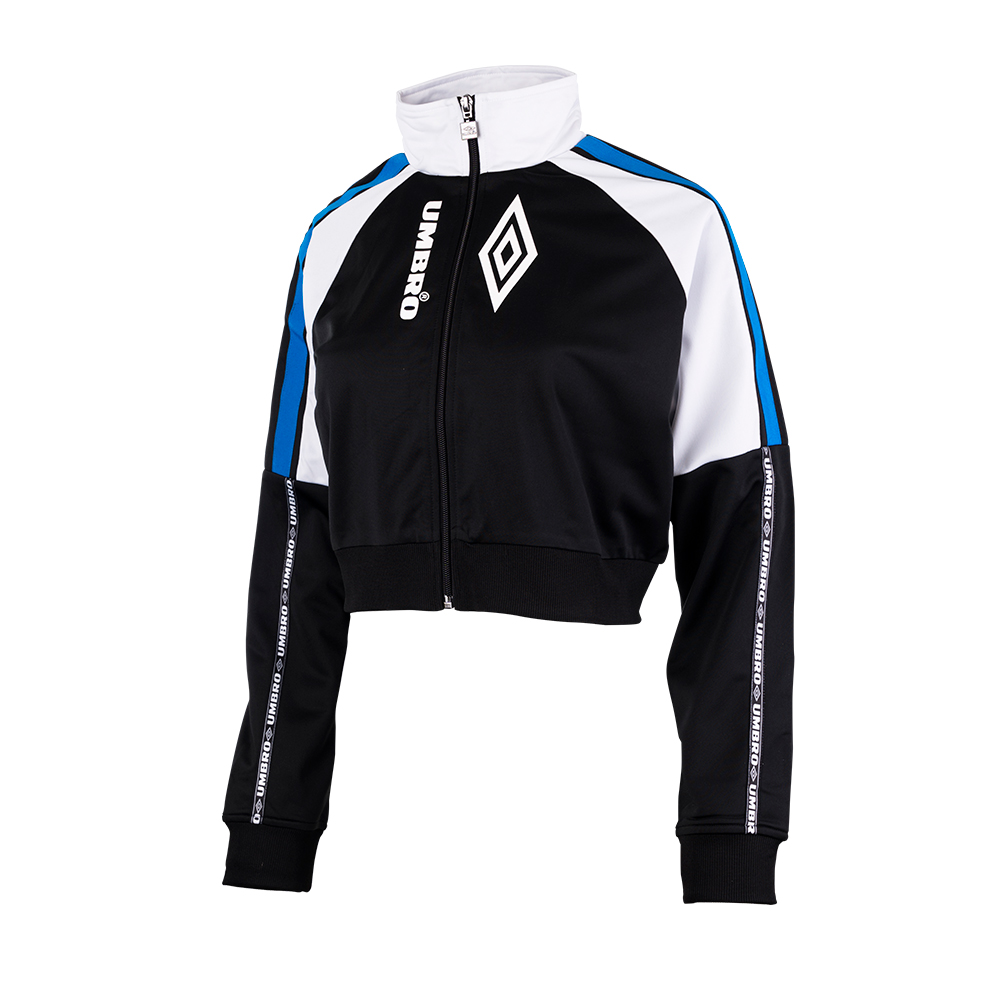 C20021-BS0-ALBA TRACK JACKET - WMNS BLACK / WHITE / ELECTRIC BLUE