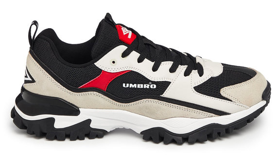45293U-JN3-UMBRO BUMPY BLACK / WHITE / MOONBEAM / VERMILLION
