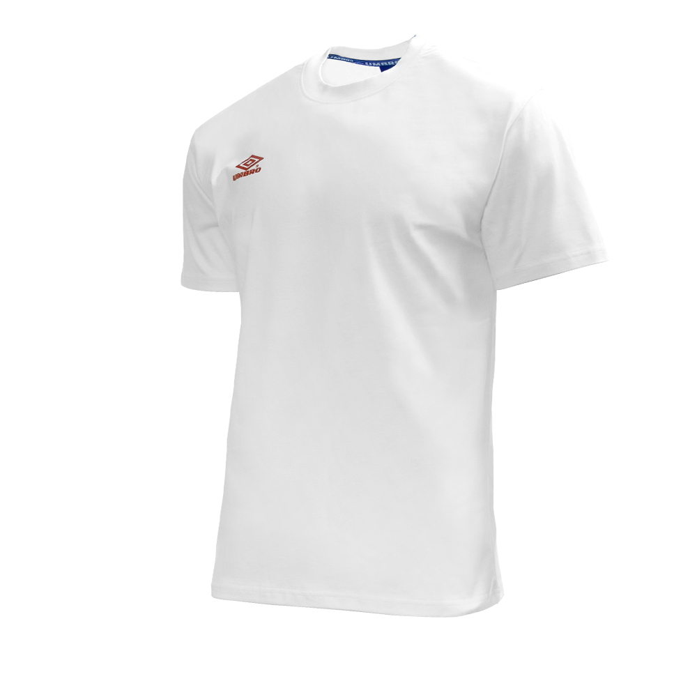 C10021-JKK CLASSICO 2 CREW TEE BRIGHT WHITE / TIGERLILY
