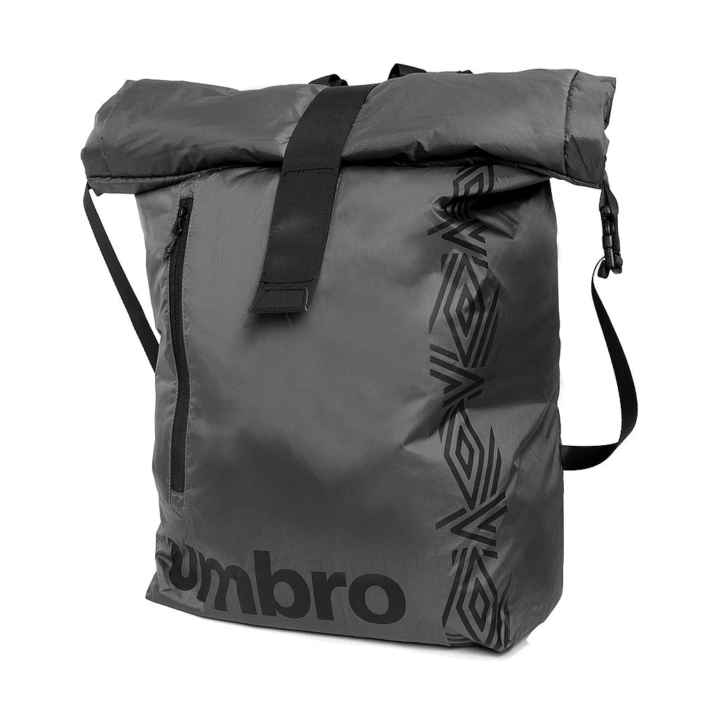 30789U-N86 PADDED ROLL TOP BACKPACK GRAPHITE / BLACK