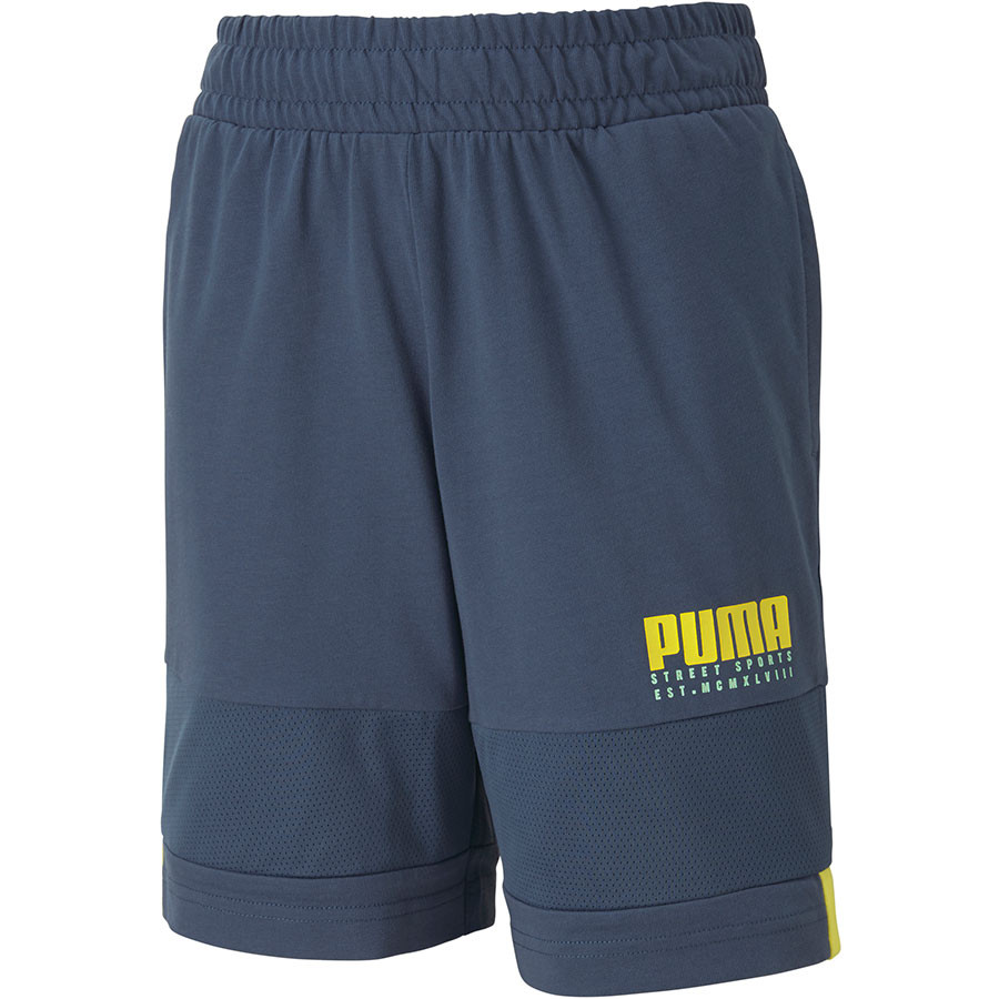 ALPHA JERSEY SHORTS B DARK DENIM