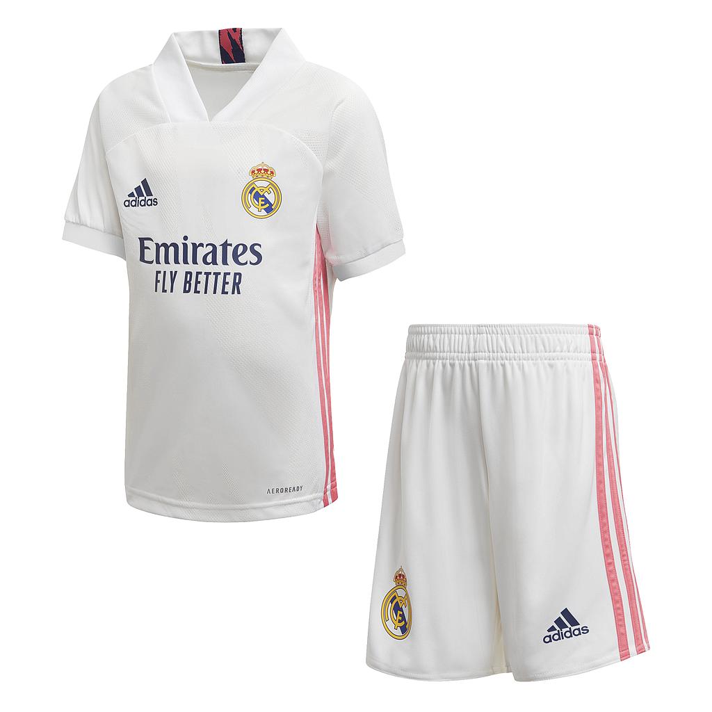 Conjunto Adidas Real Madrid 20/21 Blanco