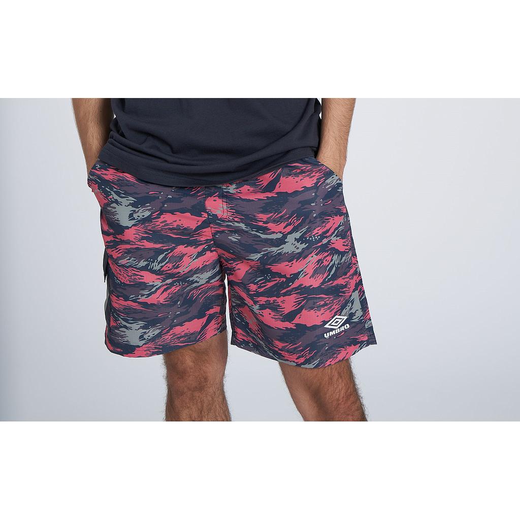 UMBRO RESORT BEACH SHORT INDIAN INK / PINK LIFT