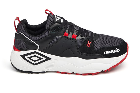 81586U-JMU-UMBRO RUN M CARBON / BLACK / VERMILLION / WHITE (copia)