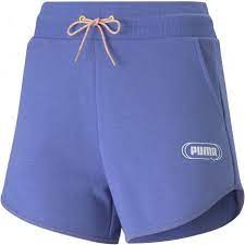 Short Puma Rebel 4" High Waist Azul
