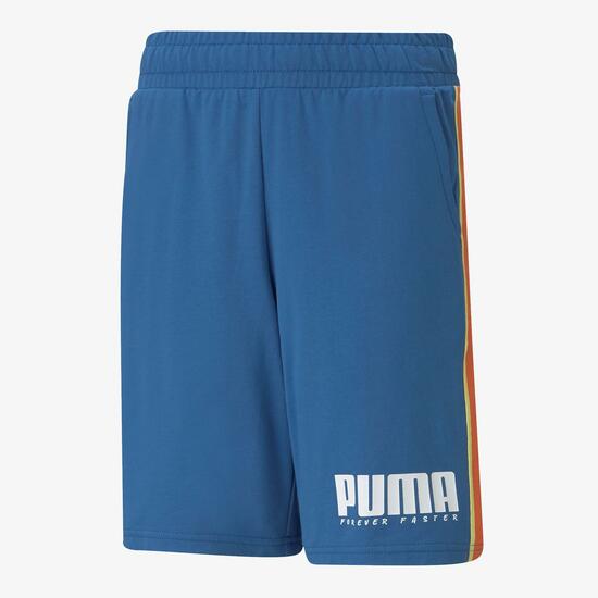 ALPHA JERSEY SHORTS, PUMA BLACK (copia)