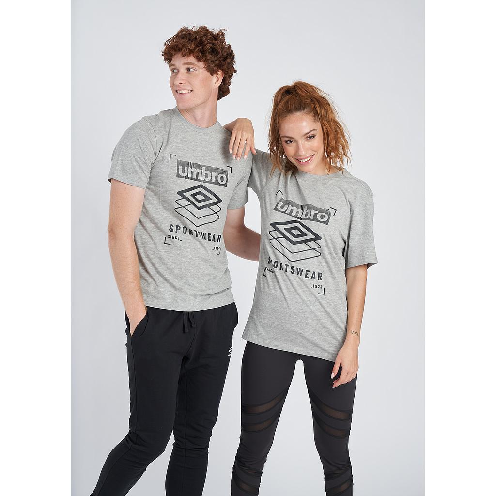 COLLEGIATE GRAPHIC TEE GREY MARL (copia)