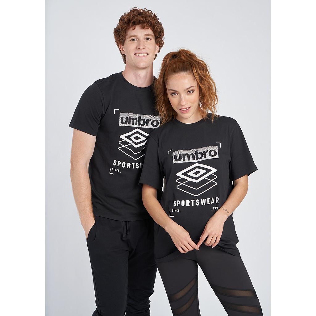 STACKED FRAME GRAPHIC TEE GREY MARL (copia)