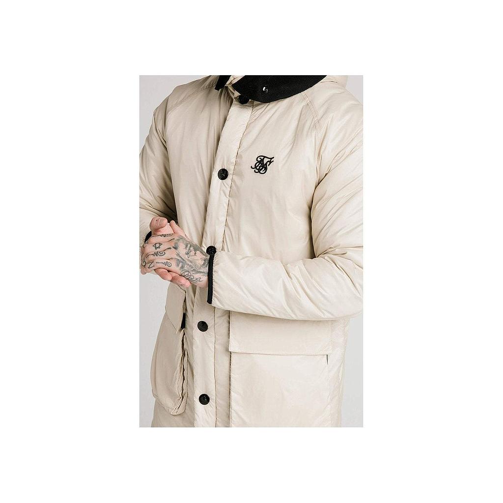SikSilk Navigate Puff Parka - Champagne
