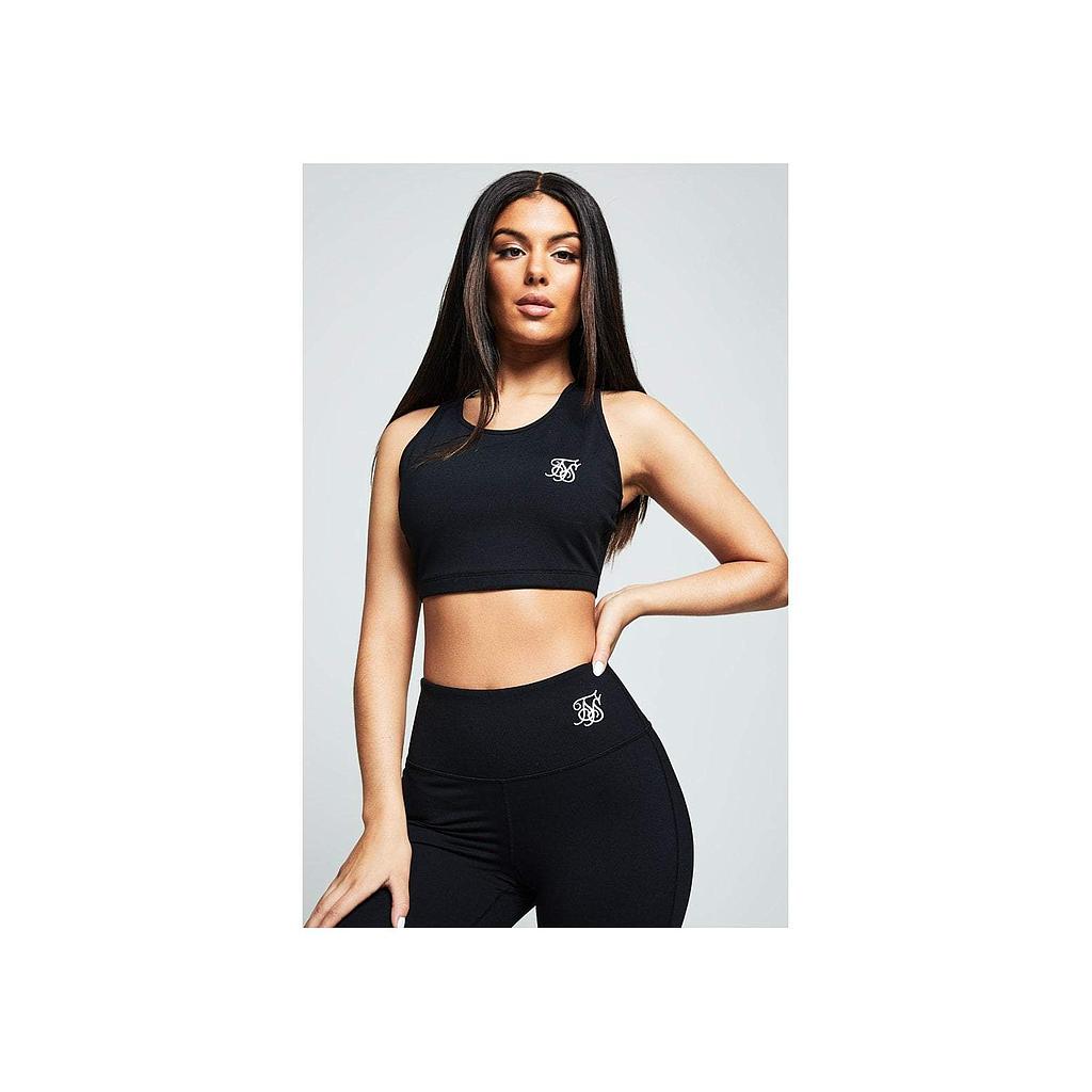 SikSilk Gym Bralette - Black