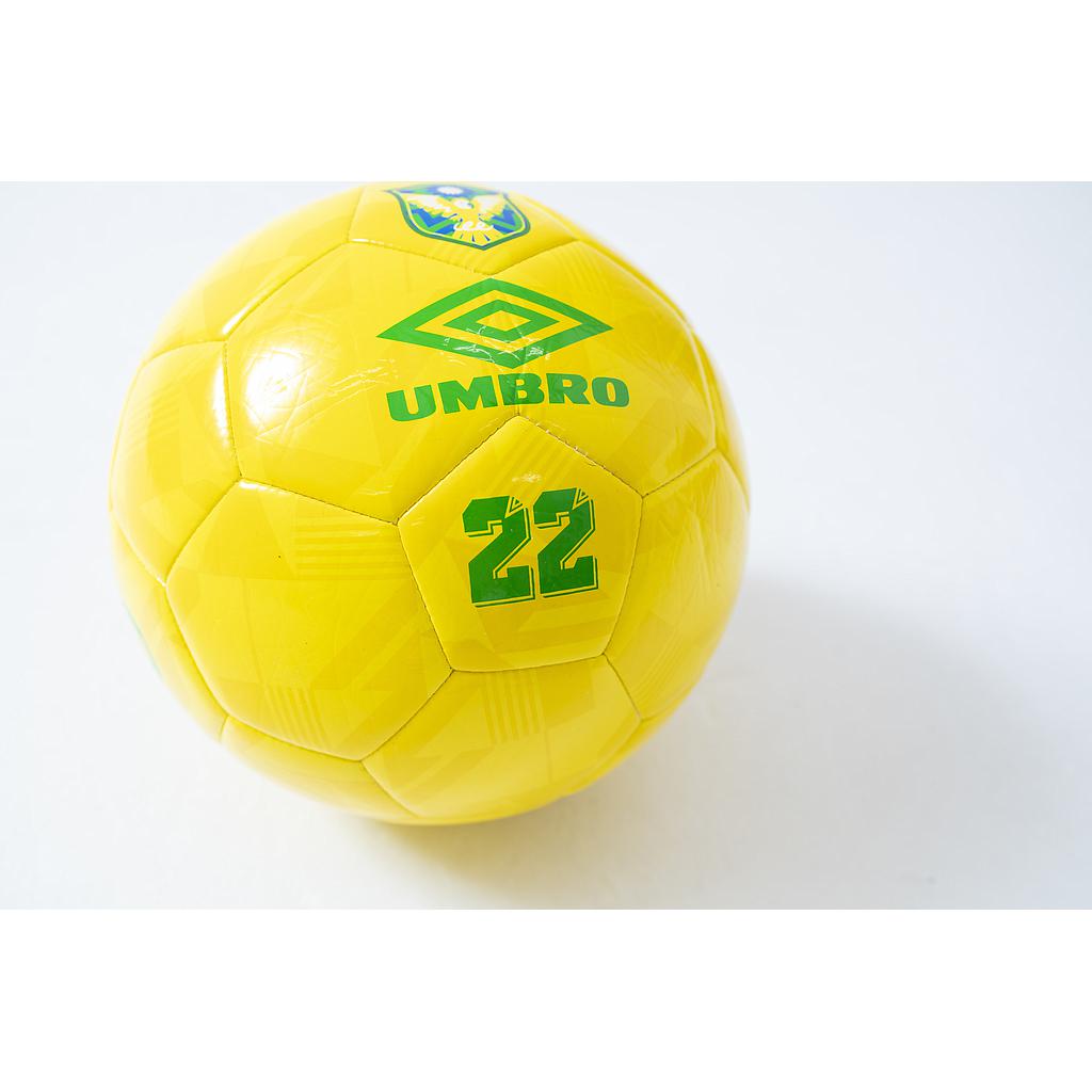 Balón de Fútbol Umbro Brasil Supporter Ball Cyber Yellow / Kelly Green