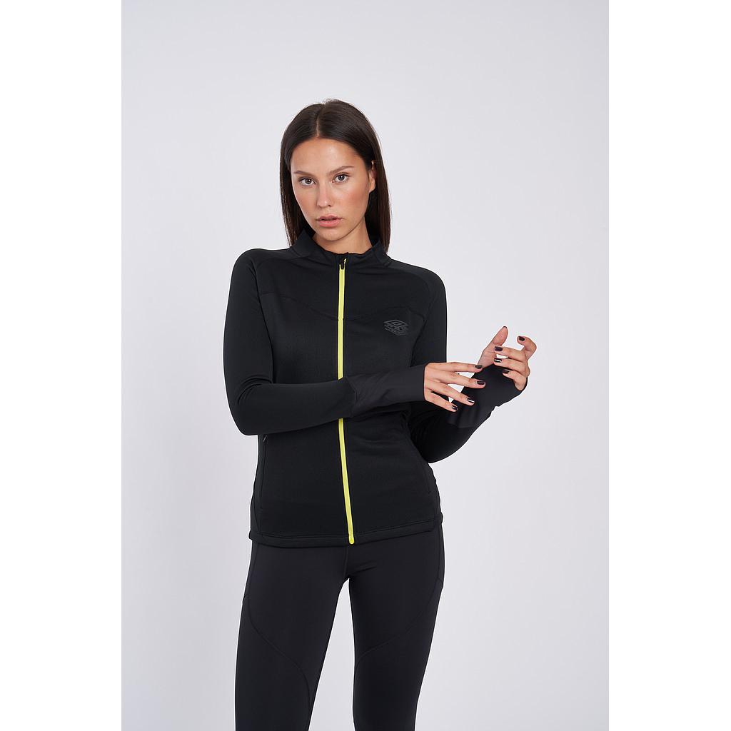 Chaqueta Umbro Pro Training Jacket - Womens - Black / Limeade