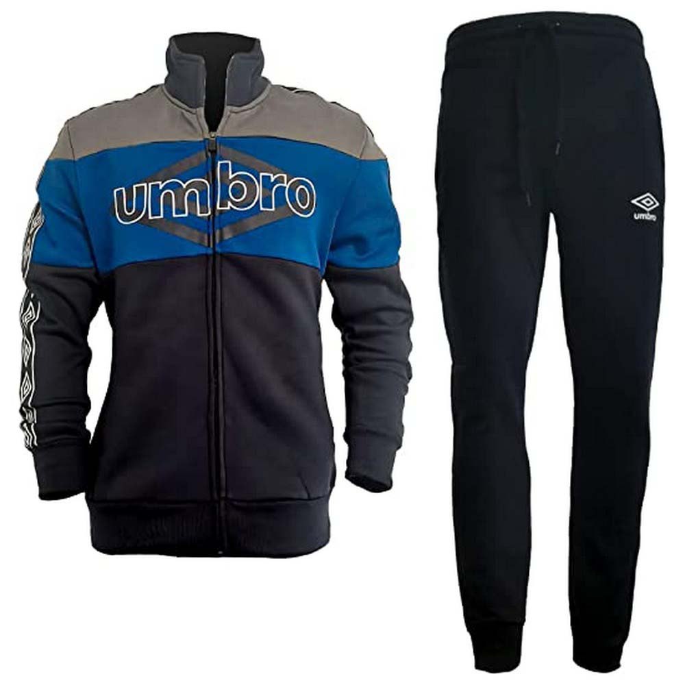 Chandal Umbro Fullzip Tracksuit Navy / Dark Gray / Royal