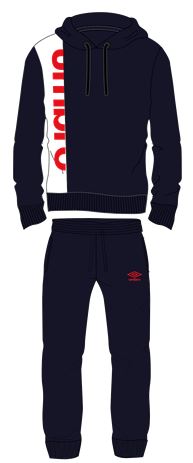 Chandal Umbro Hooded Tracksuit Navy