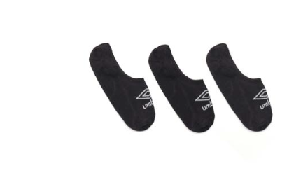 Calcetines Umbro Ghost Combed Negro (Pack 3 Uds)