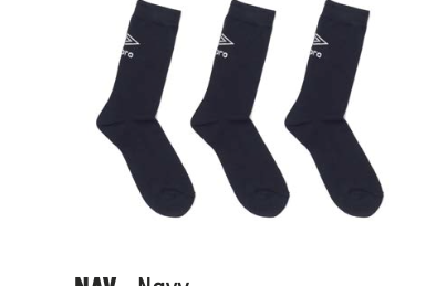 Calcetines Umbro Combed Marino Pack 3